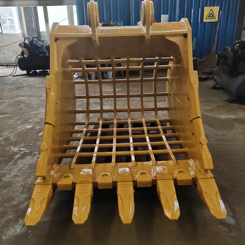 Excavator Grid Bucket for Stone Sorting